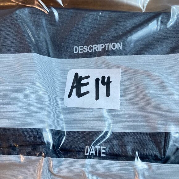 Profile Vintage Nylon elastic waist gray windbreaker track Pants size XL - Picture 8 of 8